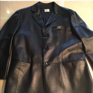 Armani Collezioni Men’s Lambskin Leather Jacket